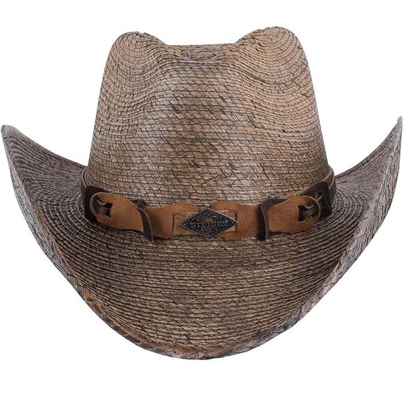 Stetson Monterey Bay Palm Leaf Straw Size Large - Picture 1 of 7